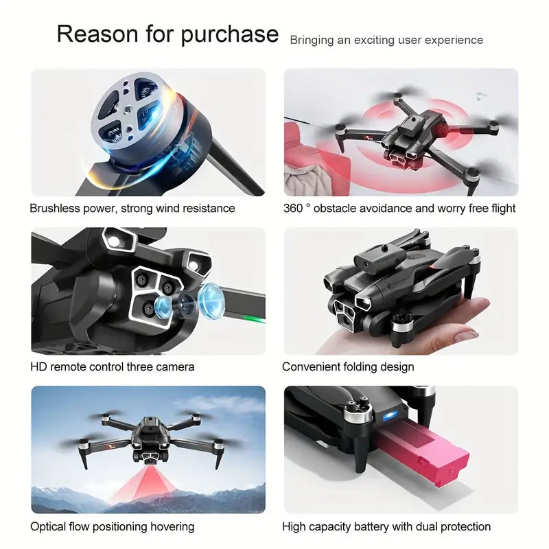 Best Gift for Kids 2025 GPS Drone with 4K UHD Camera Perfect Holiday Present
