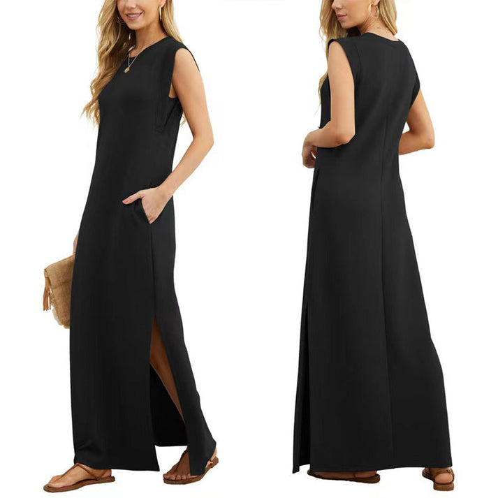 Feminist AF™ Wrinkle-Free Casual Dress with Bold Split - Feminist AF